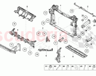 SUPPORT FOR COOLANT RADIATOR