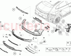 BUMPER, COMPLETE REAR