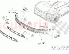 BUMPER, COMPLETE REAR CARBON