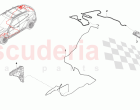 PIPE LINE FOR HEAD LIGHT CLEANING SYSTEM REAR