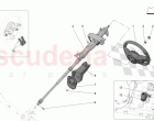 STEERING COLUMN AND STEERING WHEEL UNIT