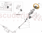 STEERING COLUMN AND STEERING WHEEL UNIT