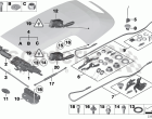 Electrohydr. conv. top, mounting parts