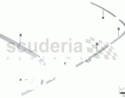 Waistrail/windscreen surround, polished