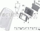 Seat, front, rear panel II