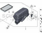 Intake silencer/Filter cartridge/HFM