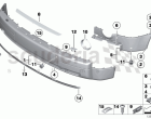Trim panel, bumper, front