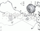 Power brake unit depression
