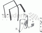 EL.REAR DOOR WINDOW LIFTING MECHANISM
