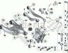 REAR AXLE SUPPORT/WHEEL SUSPENSION