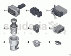Various switches/Cigar lighter