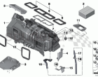 Add-on parts, heater/air conditioning