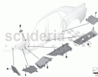 Cavity shielding, side frame
