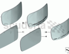 Mirror glas with auto dip