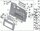 Door trim panel, front / up to 01/2009