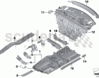 Partition trunk/Floor parts