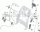 Seat, front, backrest electr.