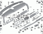 Instrument panel, upper part