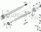 Flexible discs/centre mount/insert nut