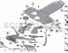 Underbody panelling, front