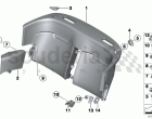 Seat, backrest, rear