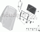Seat, front, rear panel II