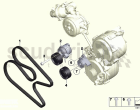 Belt Drive Water Pump/Alternator
