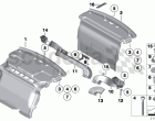 Trim panel, trunk partition
