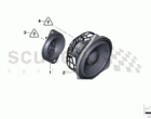 SINGLE PARTS F REAR DOOR TOP-HIFI SYST.