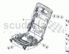 Seat frame, Business seat