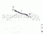 Earth strap for engine hood