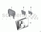 Single components for fuse housing