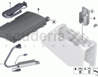 Indiv. parts, phone handset/mountg Japan