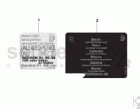 Information plate, fuel