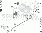 Fuel tank breather line/carbon canister