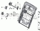 Seat, rear, electrical system and drives