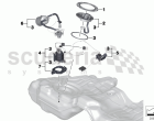 Fuel filter/pump/fuel level sensor