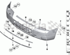 Trim panel, bumper, front