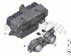 Control unit, rear ventilation