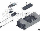 Bluetooth telephone, rear compartment