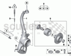 Carrier / wheel bearing, front