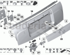 Trunk lid, bottom