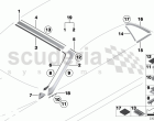 Glazing, mounting parts