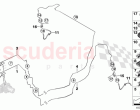 Brake pipe rear