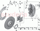 Front wheel brake