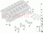 Engine block mounting parts