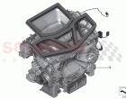 Distributor housing with flaps