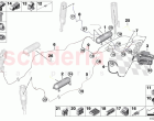 Levelling device tubing attaching parts