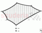 Luggage compartment net