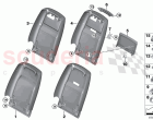 Seat front rear panel I